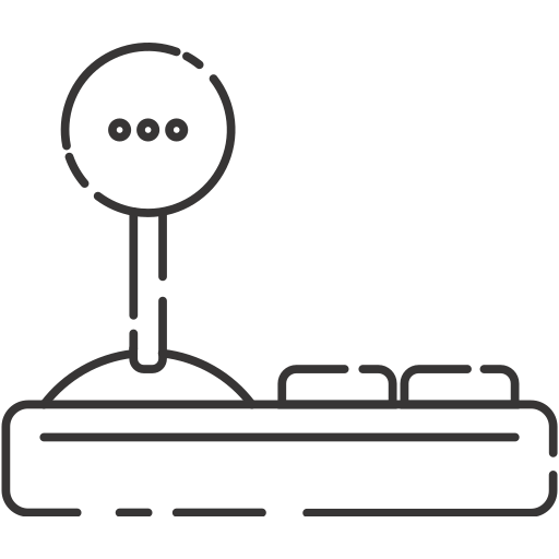 Atari, console, joystick, video game icon